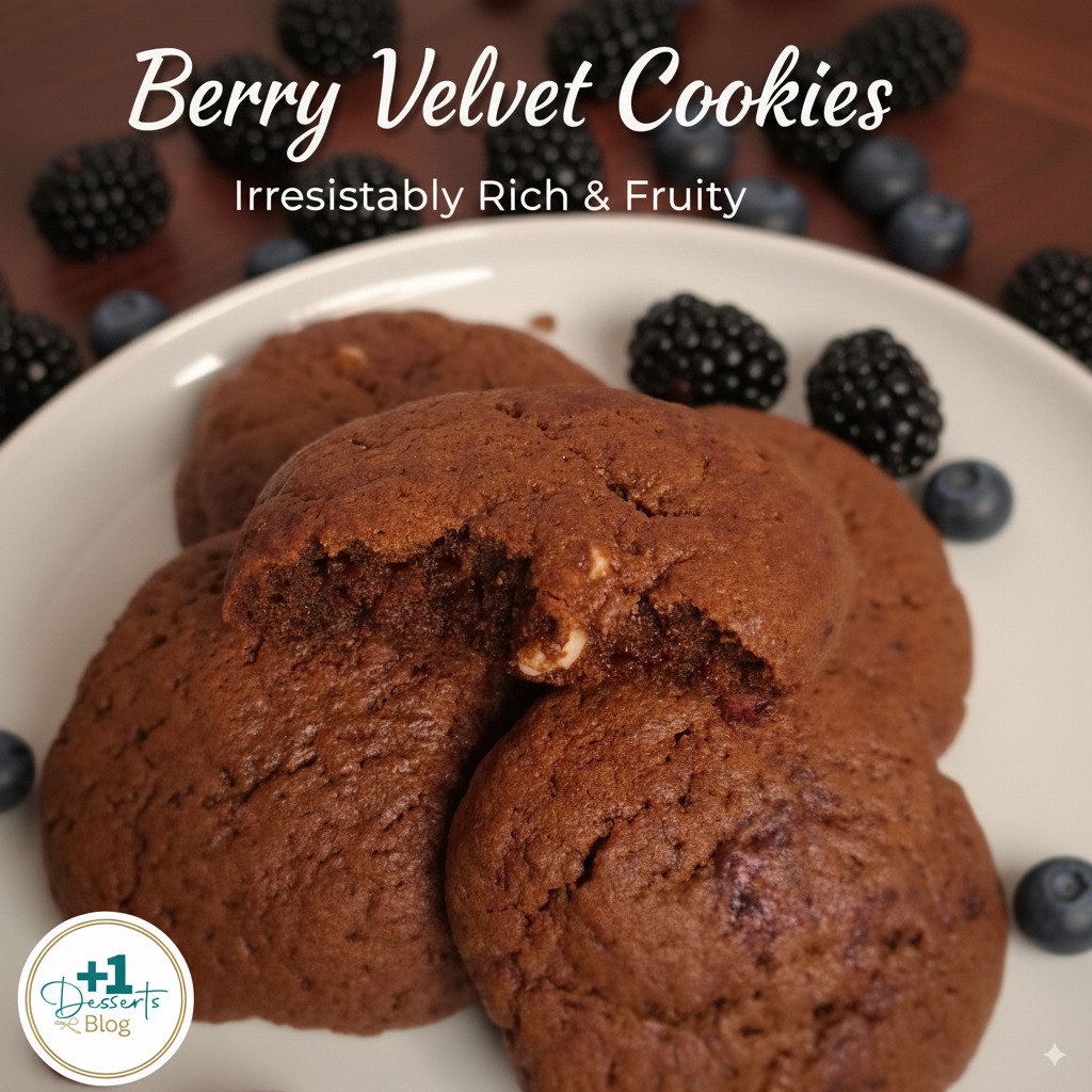 Berry Velvet Cookies